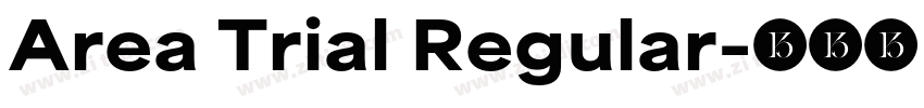 Area Trial Regular字体转换